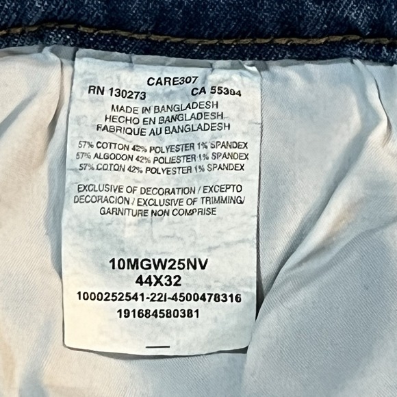 Wrangler Denim‎ Blue Jeans Regular Fit Straight Leg Mens Sz 44 x 32 - Picture 6 of 6